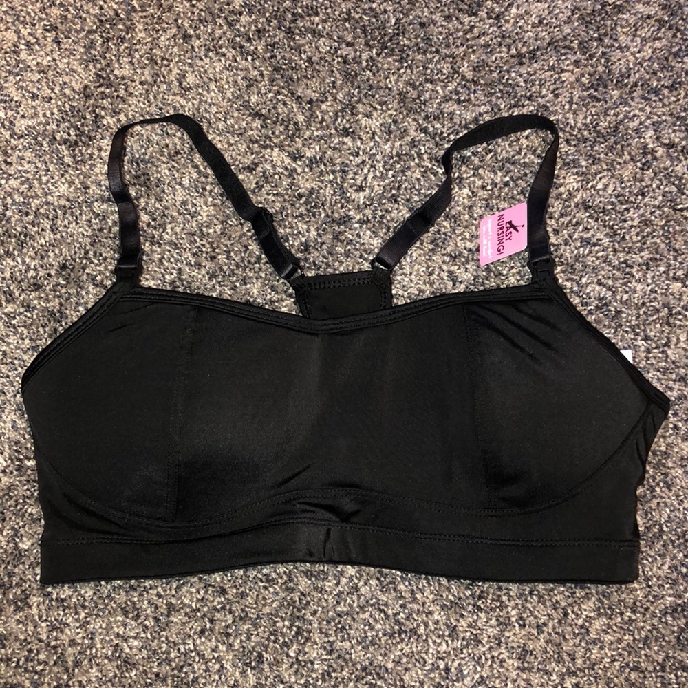Lamaze black nursing bra New With Tags Size M